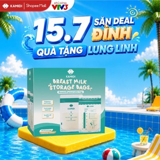 Túi Trữ Sữa Kamidi Hộp 50c Dung Tích 150ml Không Chứa BPA Có Vòi Rót Bình Sữa Tiện Lợi