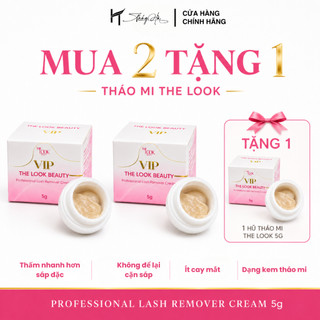 Sáp tháo mi The Look Beauty Vip chính hãng, tháo nhanh, chất kem dễ thao tác, Glue Remover\ Thúy Hà