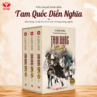 Sách Tam Quốc Diễn Nghĩa Boxset 3 Tập | La Quán Trung | Tứ Đại Danh Tác Trung Quốc | Trí Việt Books