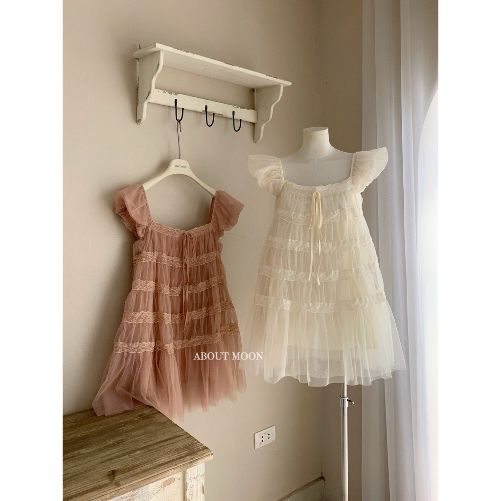 𝐜𝐢𝐧𝐝𝐲.𝐬𝐭𝐮𝐝𝐢𝐨 VÁY VOAN TẦNG PHỐI REN TIỂU THƯ