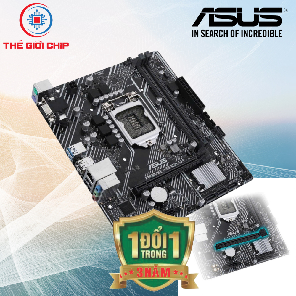 Mainboard Asus Prime H510M-F (LGA 1200, 2 khe RAM DDR4-Micro-ATX) I White Box  Bảo hành 36 Tháng bởi
