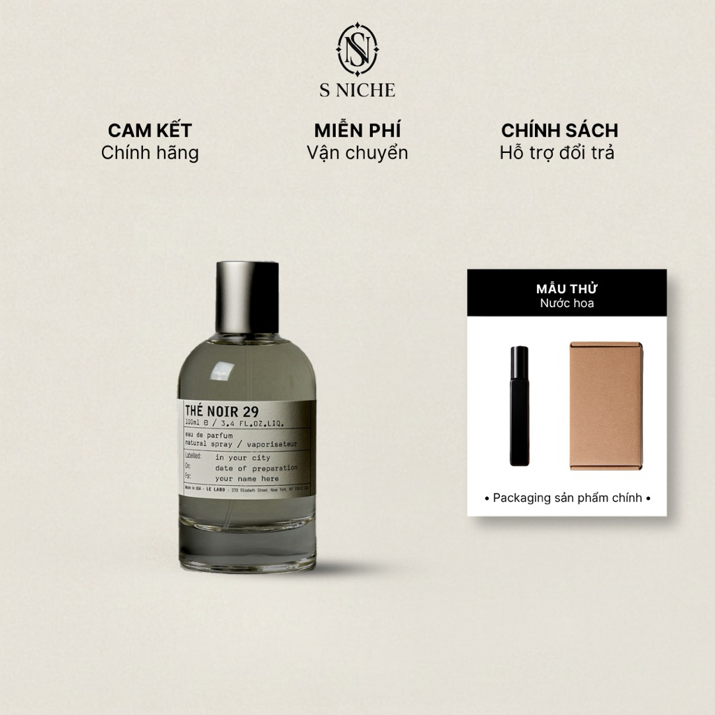 [SNICHE] Le Labo The Noir 29 | Mẫu thử nước hoa