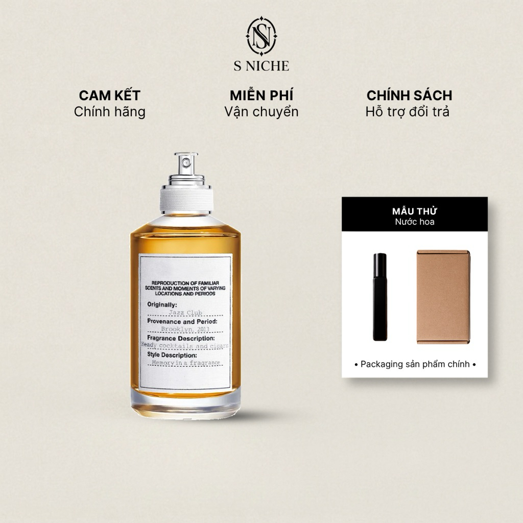 [SNICHE] Rep Jazz Club | Mẫu thử nước hoa