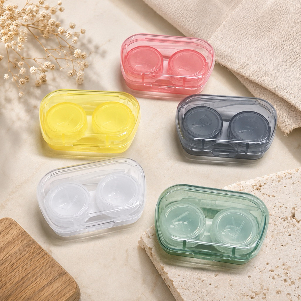 Khay Đựng Lens Không Gương Kèm Dụng Cụ Đeo Tiện Lợi - Bunny Eyes
