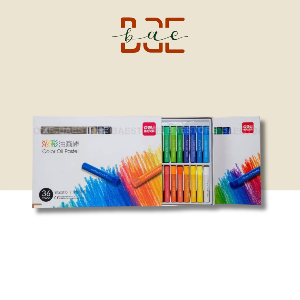 Bộ 36 Màu Sáp Dầu Deli Soft Oil Pastel