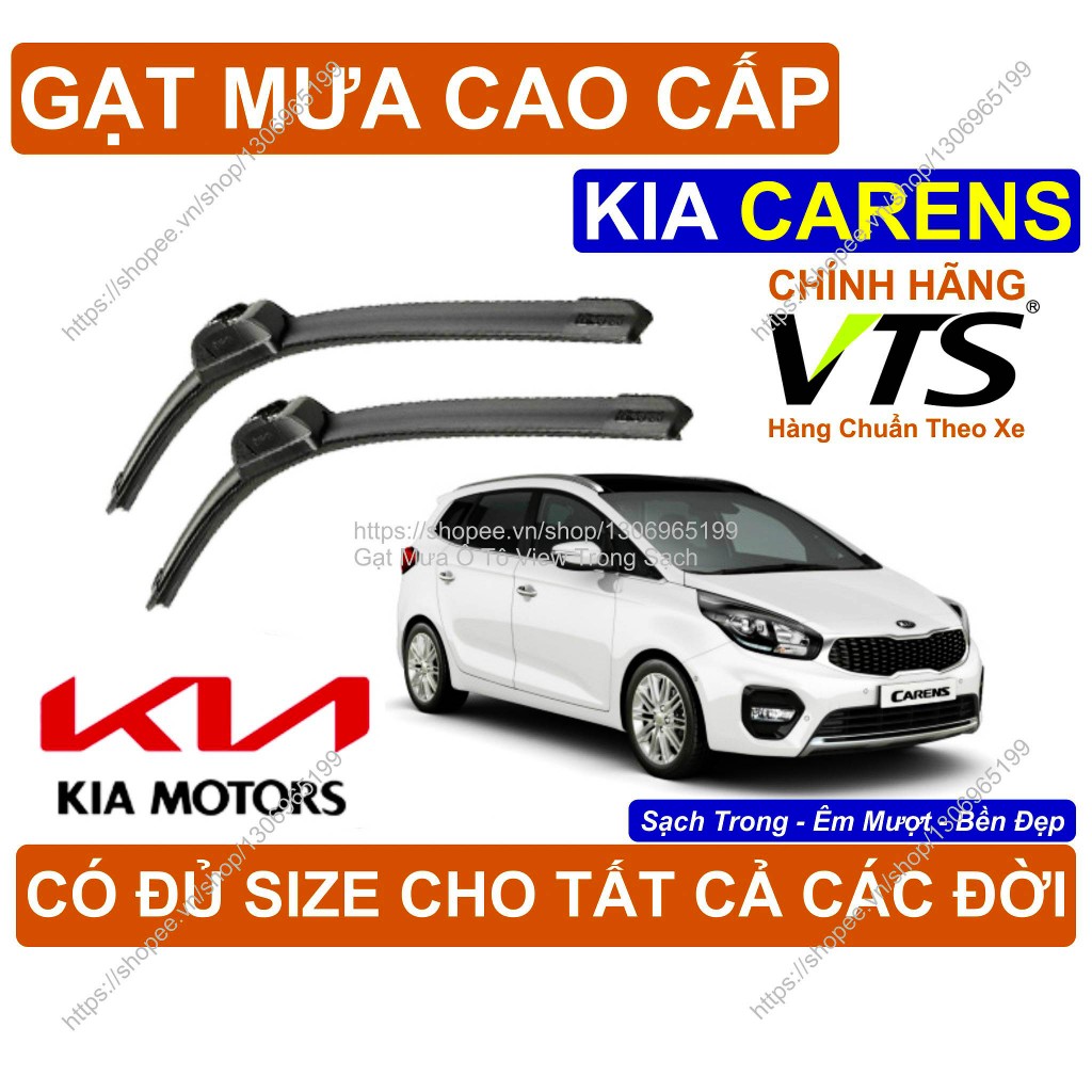 Gạt Mưa Kính Lái Cao Cấp KIA CARENS, Cặp G.ạt Mưa Kính Lái KIA CARENS, Có Đ.ủ Size Cho Các Đời Xe KI
