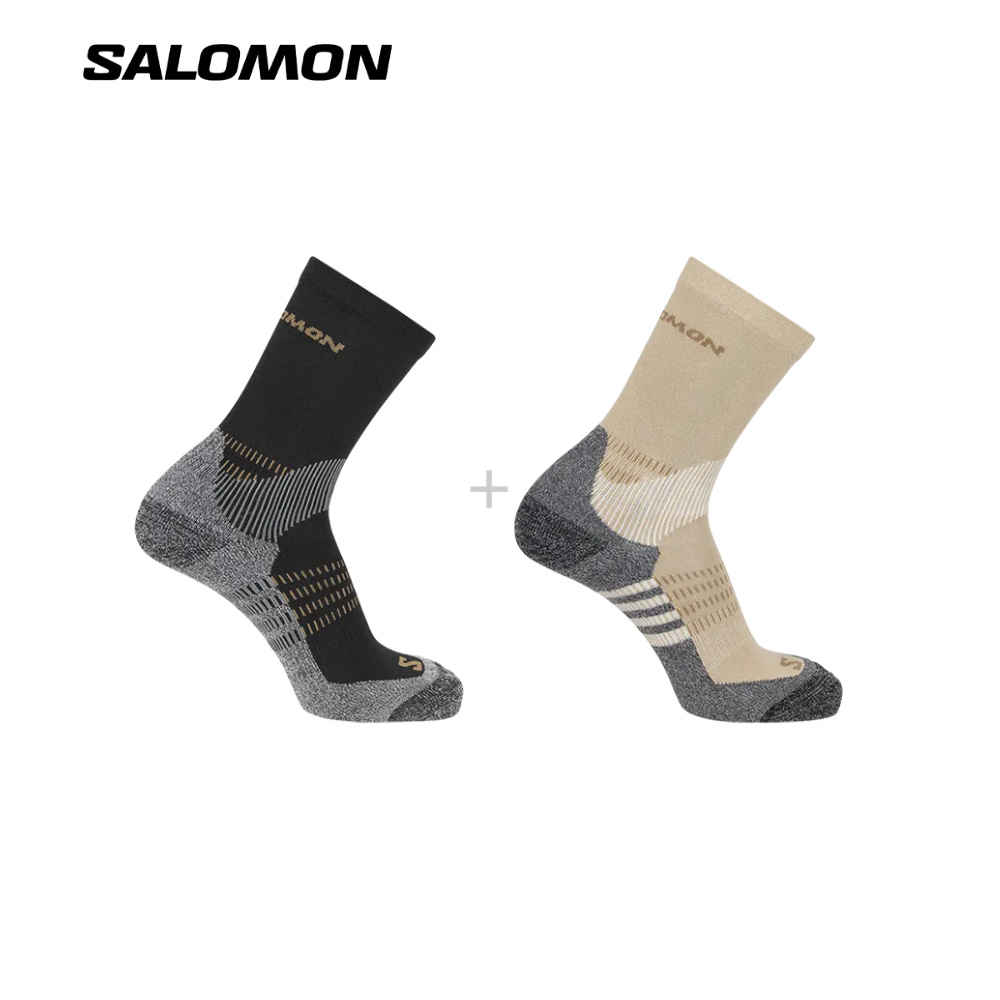 Salomon X Ultra Access Crew 2-Pack Tất Unisex Bleached LC2256800