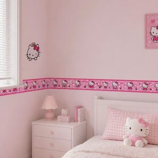 🌻VIỀN TƯỜNG HELLO KITTY 🎀 KITTY HOUSE