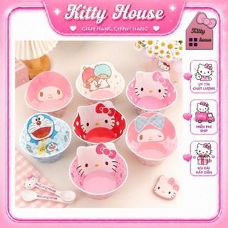 🌻TÔ 3D HELLO KITTY DORAEMON 🎀 KITTY HOUSE