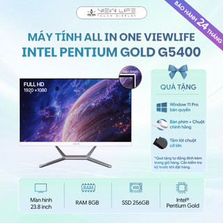 Máy tính All In One PC ViewLife Intel Pentium Gold G5400. 8GB 256GB 23.8inch Windows 11 Pro Giá rẻ