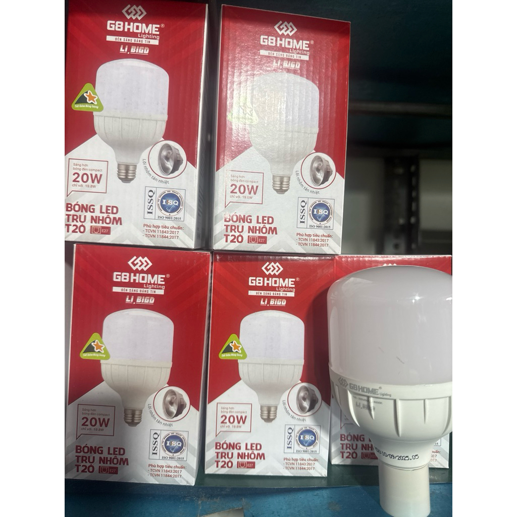 Bóng đèn led trụ nhôm G8home 20/50/60W