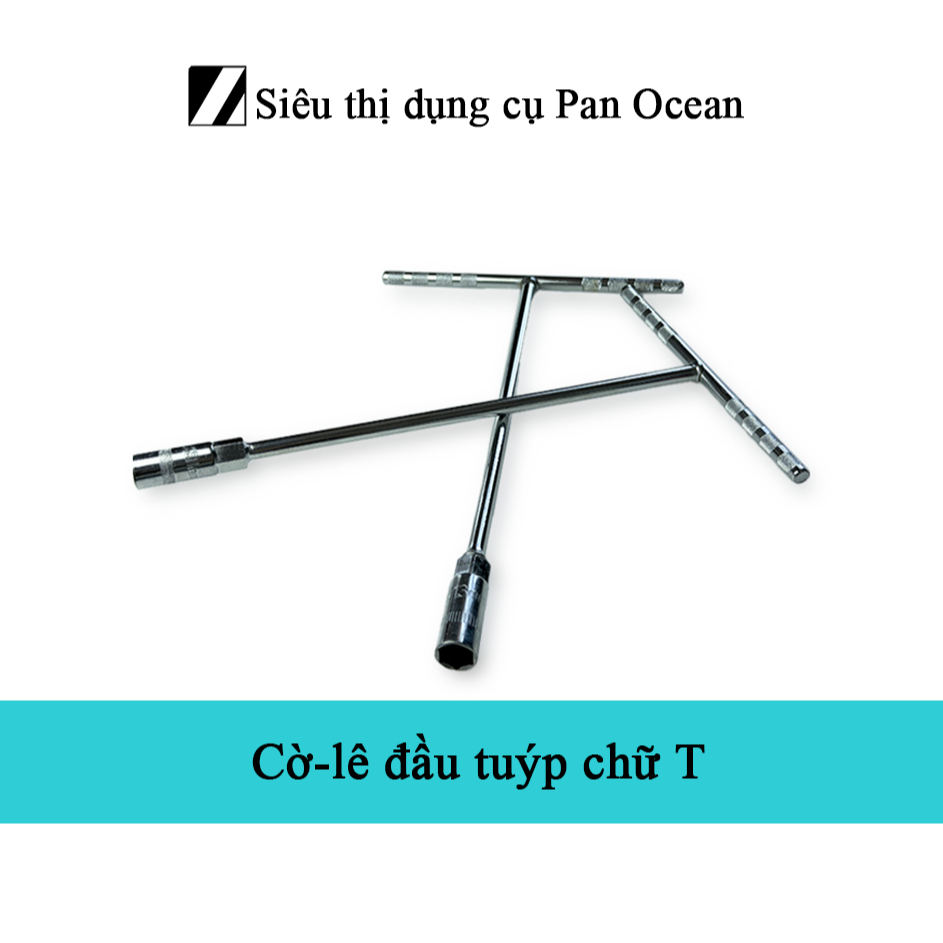 Tay mở ốc chữ T đủ cỡ (8mm đến 19mm), Tay vặn khẩu chữ T vặn ốc đa năng, Tê vặn ốc bằng tay cao cấp 