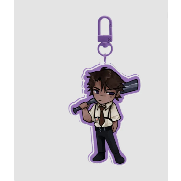 Limbus Company Heathcliff Clear Acrylic Keychains 82