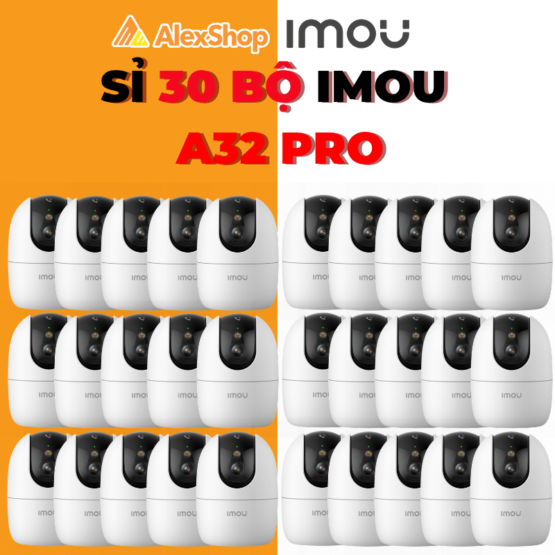 [SỈ THUNG 30 Bộ] 30 Bộ Camera Wifi IMOU A32 / A32 PRO Trong Nhà Xoay 360 Độ, Đàm Thoại 2 Chiều