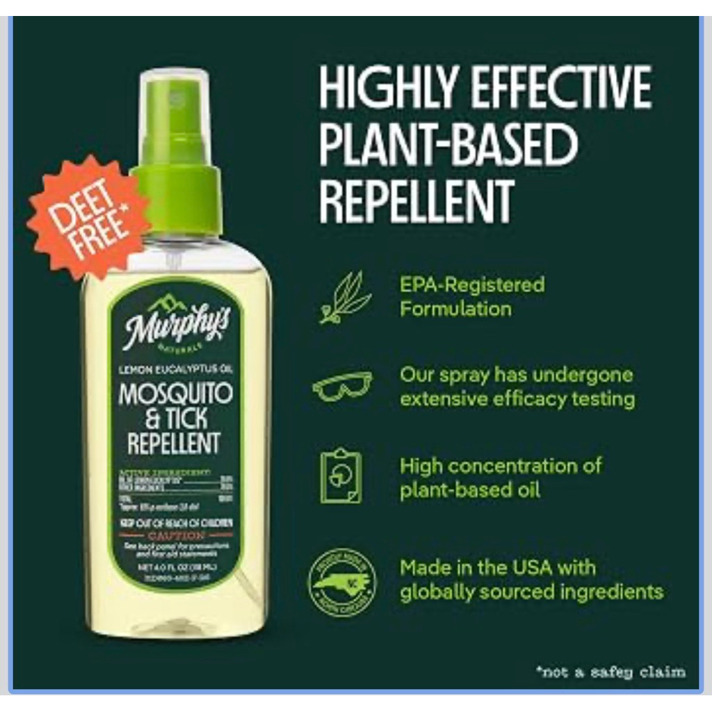 Nhap Mỹ Xịt chống muỗi và ve Murphy's Naturals