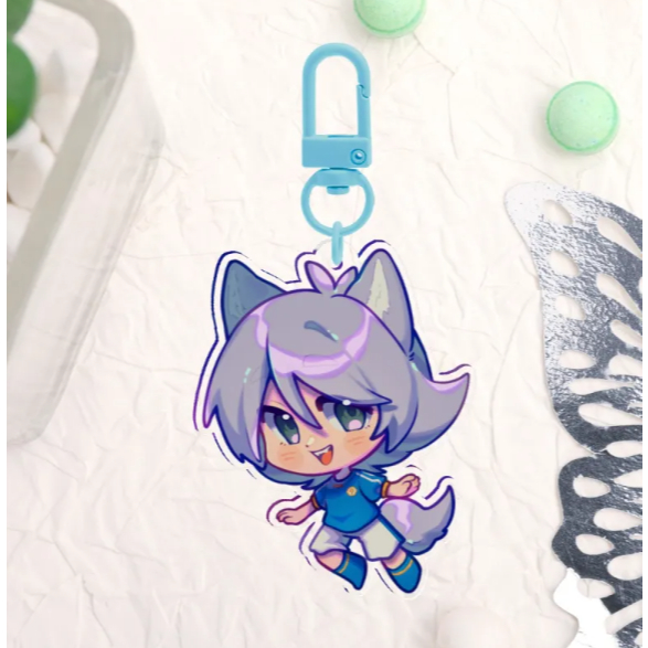Shawn Frost//Fubuki Shirou - Kemonomimi Keychain 117