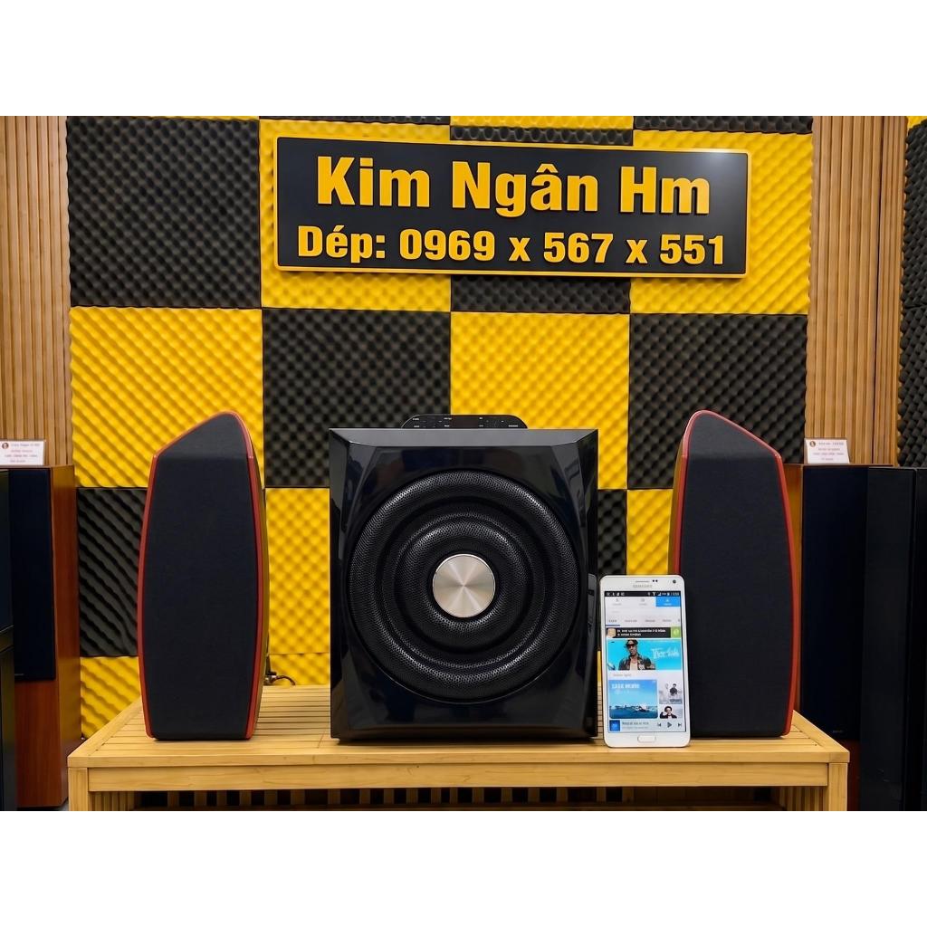 Loa Bluetooth Enkor F200 - 2.1,công suất 70w, bass lực treble hay ,qua sử dụng đẹp siêu hay ,nguyên 