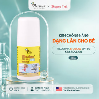 [FIXDERMA] Kem Chống Nắng Dạng Lăn Cho Bé Fixderma Shadow SPF 50 Kids Roll On 30g - Hùng Lợi