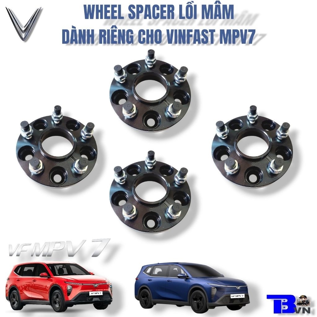 WHEEL SPACER VINFAST MPV7 BỘ 4 BÁNH LÀM ĐẸP