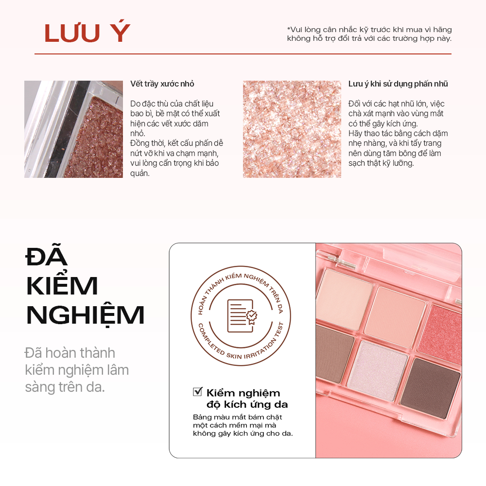 [BÁN CHẠY] Bảng Phấn Mắt 6 ô dễ tán và bám màu tốt BBIA Ready To Wear Eye Palette 5g | BigBuy360 - bigbuy360.vn