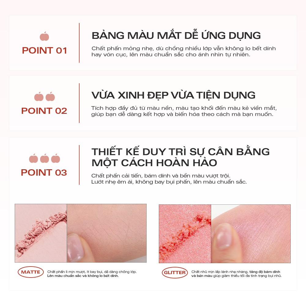[BÁN CHẠY] Bảng Phấn Mắt 6 ô dễ tán và bám màu tốt BBIA Ready To Wear Eye Palette 5g | BigBuy360 - bigbuy360.vn
