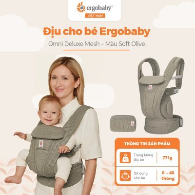 [Ergobaby]-Địu cho bé Ergobaby Omni Deluxe Cotton
