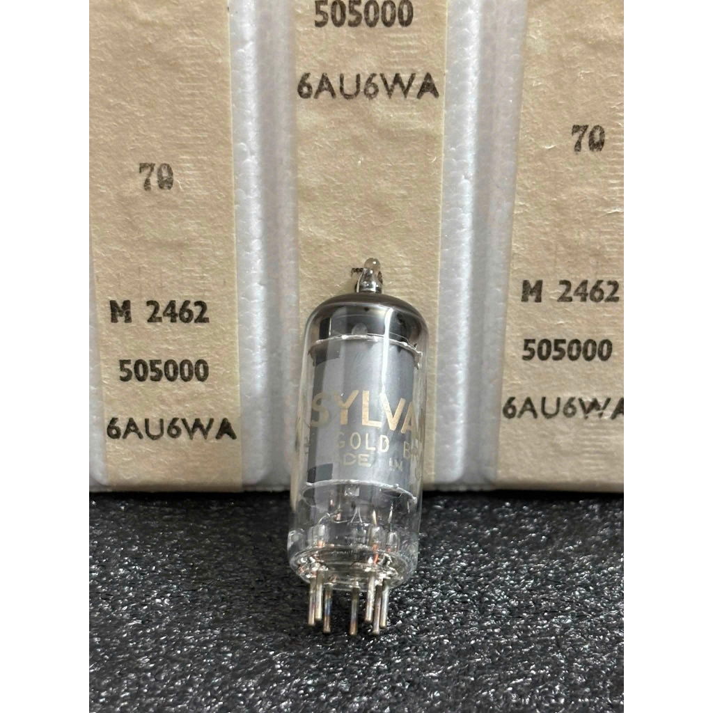 Bóng Đèn 6AU6 Sylvania Mỹ Cổ Gold Brand - Bóng Nâng Cấp cho Pre 6K4 6J5 EF94 5654W - Giá 1 chiếc