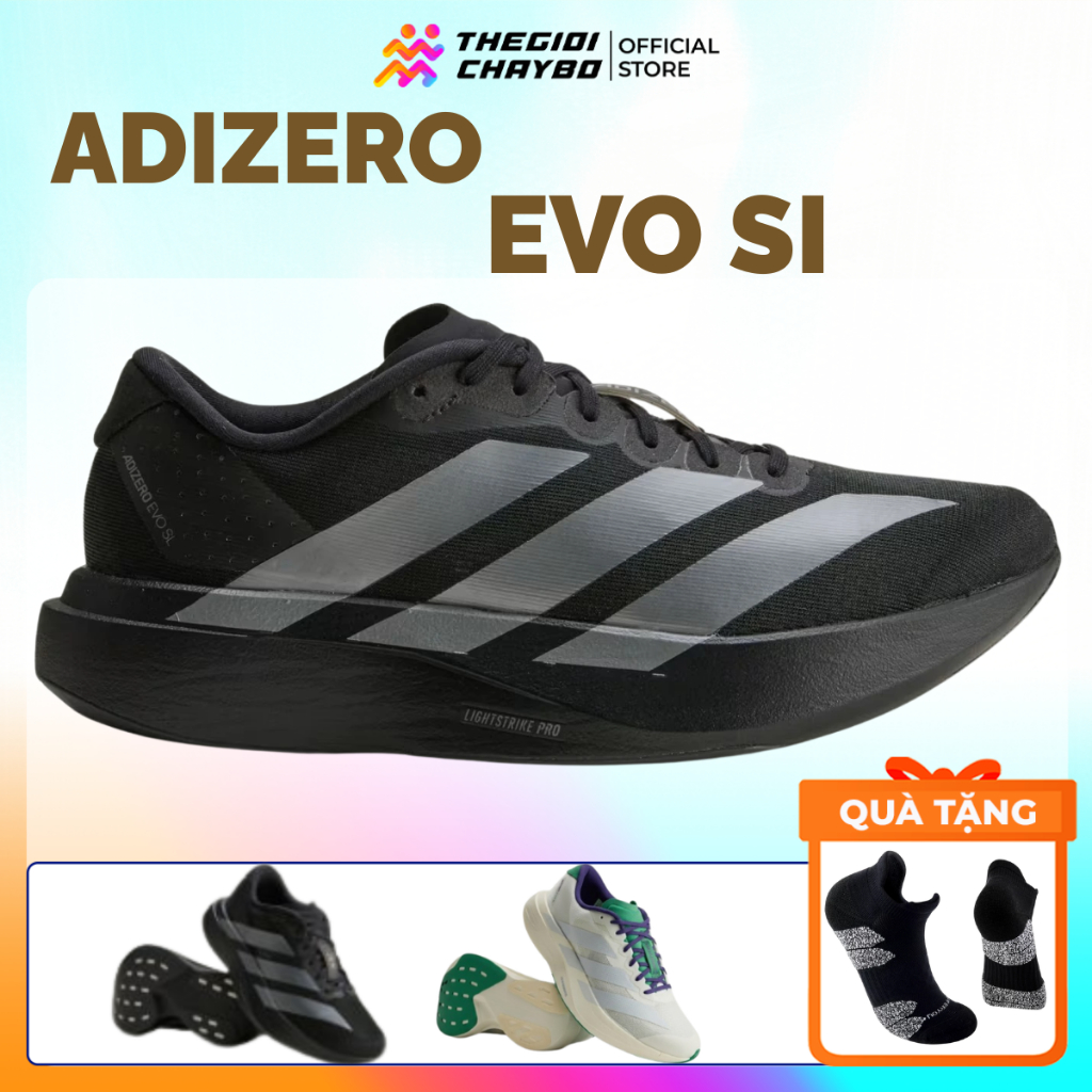 [Voucher 15%] Giày Chạy Bộ Nam  Adidas Adizero Evo SL  - Nhẹ, Thoáng Khí Đế Lightstrike Pro