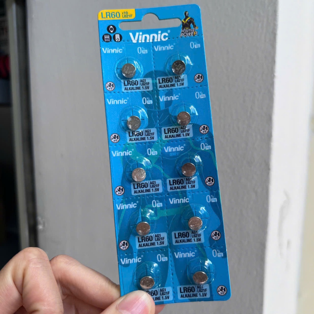 ( GIAO NHANH ) Vỉ Pin 621 - 364 SR621SW SR621 LR621 L621F LR60 AG1 Chuyên Dùng Thay Điều Khiển, Pin 