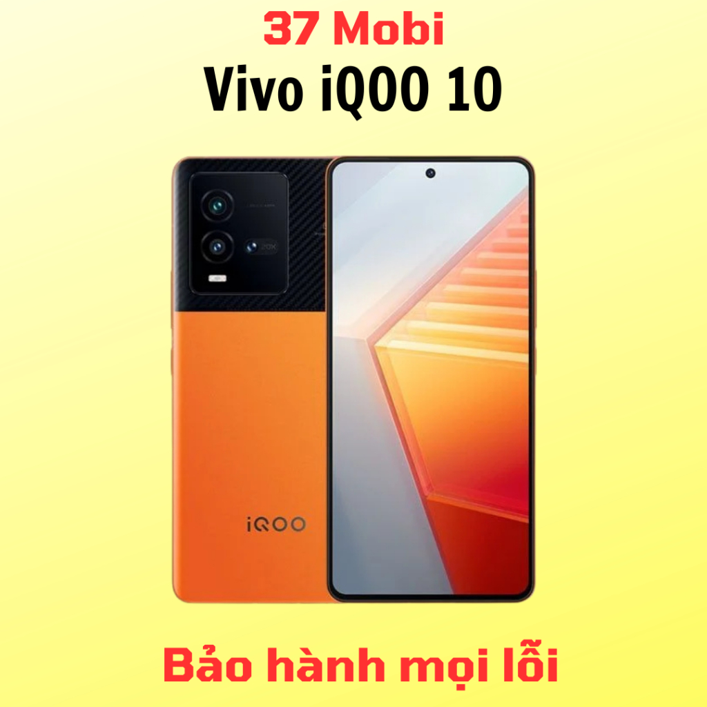 [Máy Cũ] Điện thoại Vivo iQOO 10 - Snapdragon 8+ Gen 1 màn AMOLED 120Hz