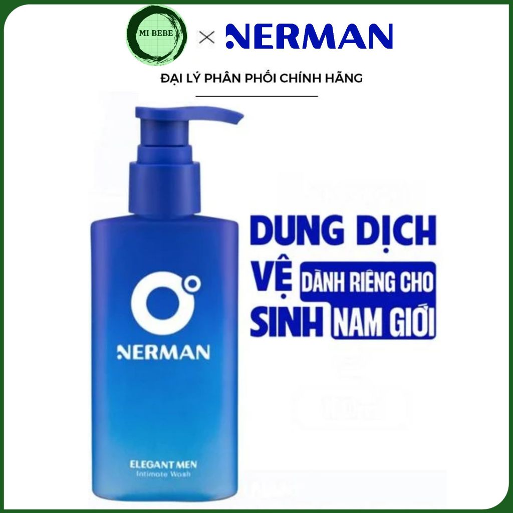 Dung Dịch Vệ Sinh Nam Nerman 0 Độ Hương Nước Hoa Cao Cấp Chính Hãng 100ml - Mibebe