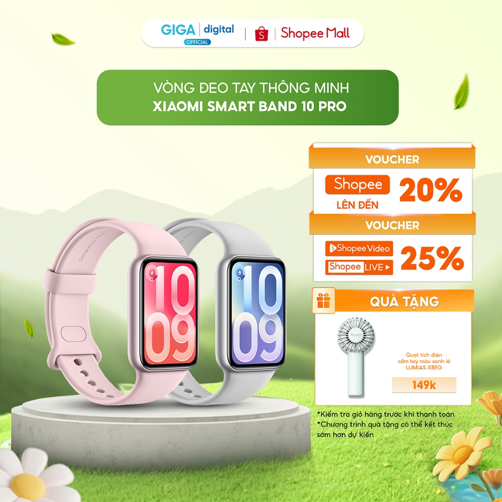 [ƯU ĐÃI QUÀ TẶNG] Đồng hồ thông minh Xiaomi Mi Smart Band 9 Pro/Band 10 Pro - AMOLED 1,74 inch - Hơn