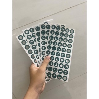 Combo 20 giấy dán bảo vệ đầu cell pin 18650 cách điện cách nhiệt chuyên dụng