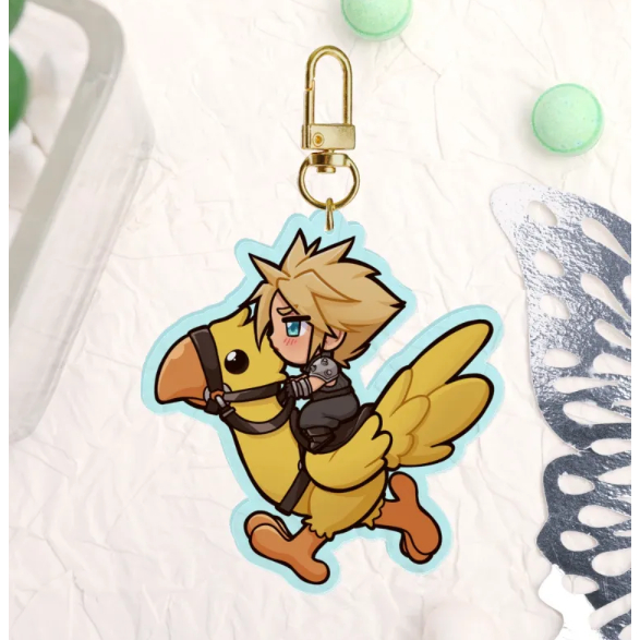 [ FFVII ] Cloud & Chocobo Keychain 20