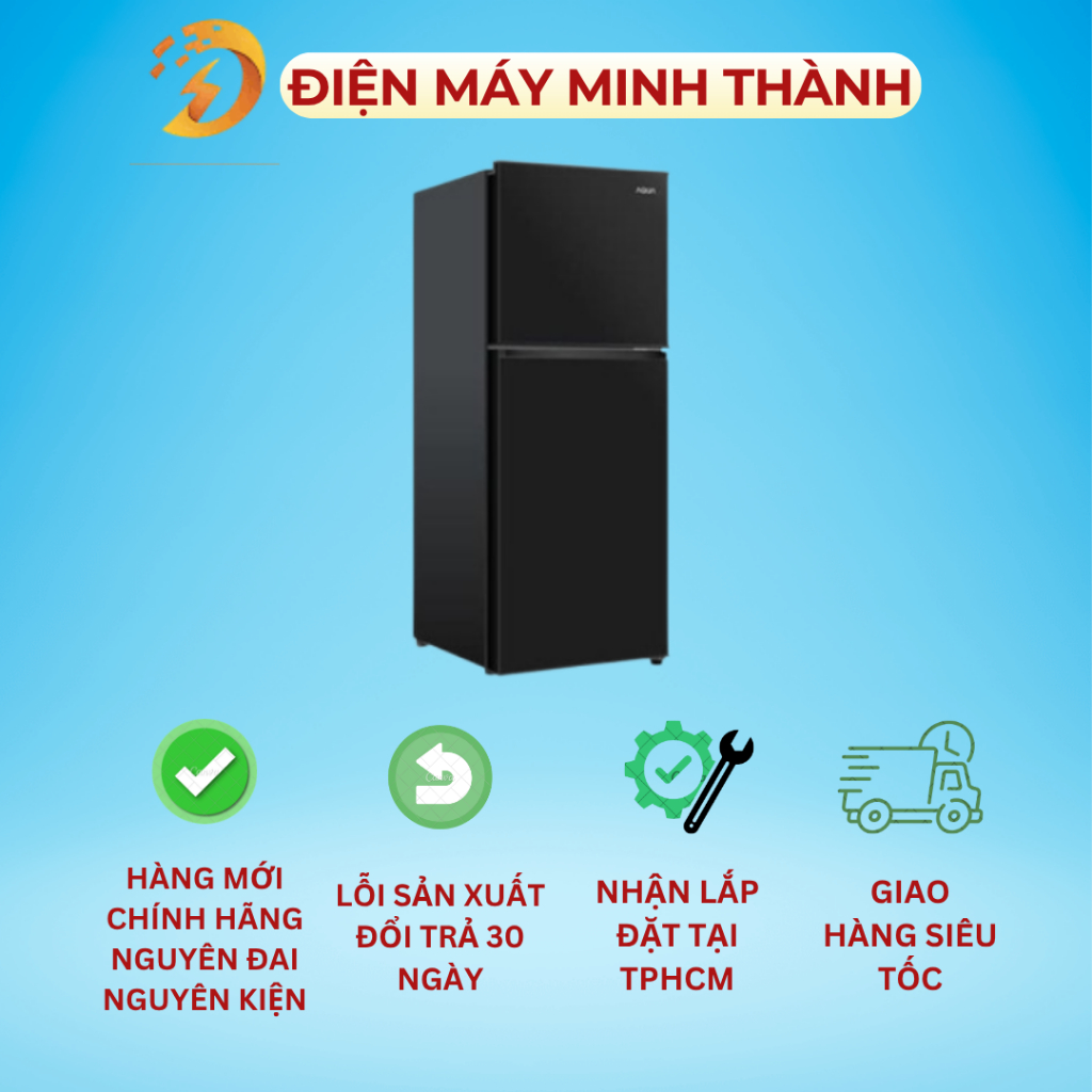 Tủ lạnh Aqua 130 lít AQR-T160FA(BS) HÀNG CHÍNH HÃNG