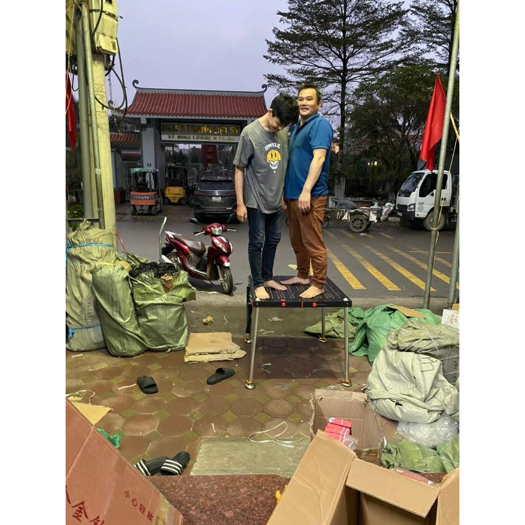 Bàn địa hình câu cá Cao cấp chống gỉ tải trọng 300kg - Bàn địa hình tổ ong chính hãng cao cấp - Bàn 