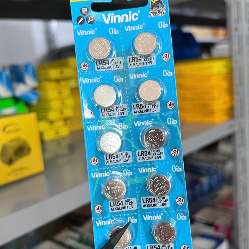 ( GIAO NHANH ) Vỉ Pin L1131F AG10 1130 389A 1131 LR54 LR1131 Chuyên Dùng Thay Điều Khiển, Pin Đồng H