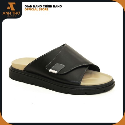 Dép da RIO đế cao su công thái học ultra-soft 2 lớp bền bỉ, ôm chân, quai da nappa êm ái , Anh Thơ Leather