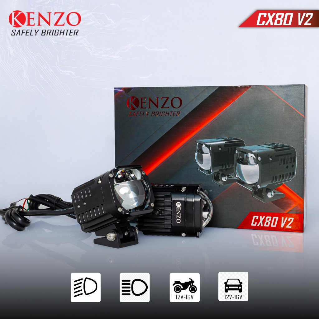 Đèn Trợ Sáng Bi Cầu CX80 Version 2