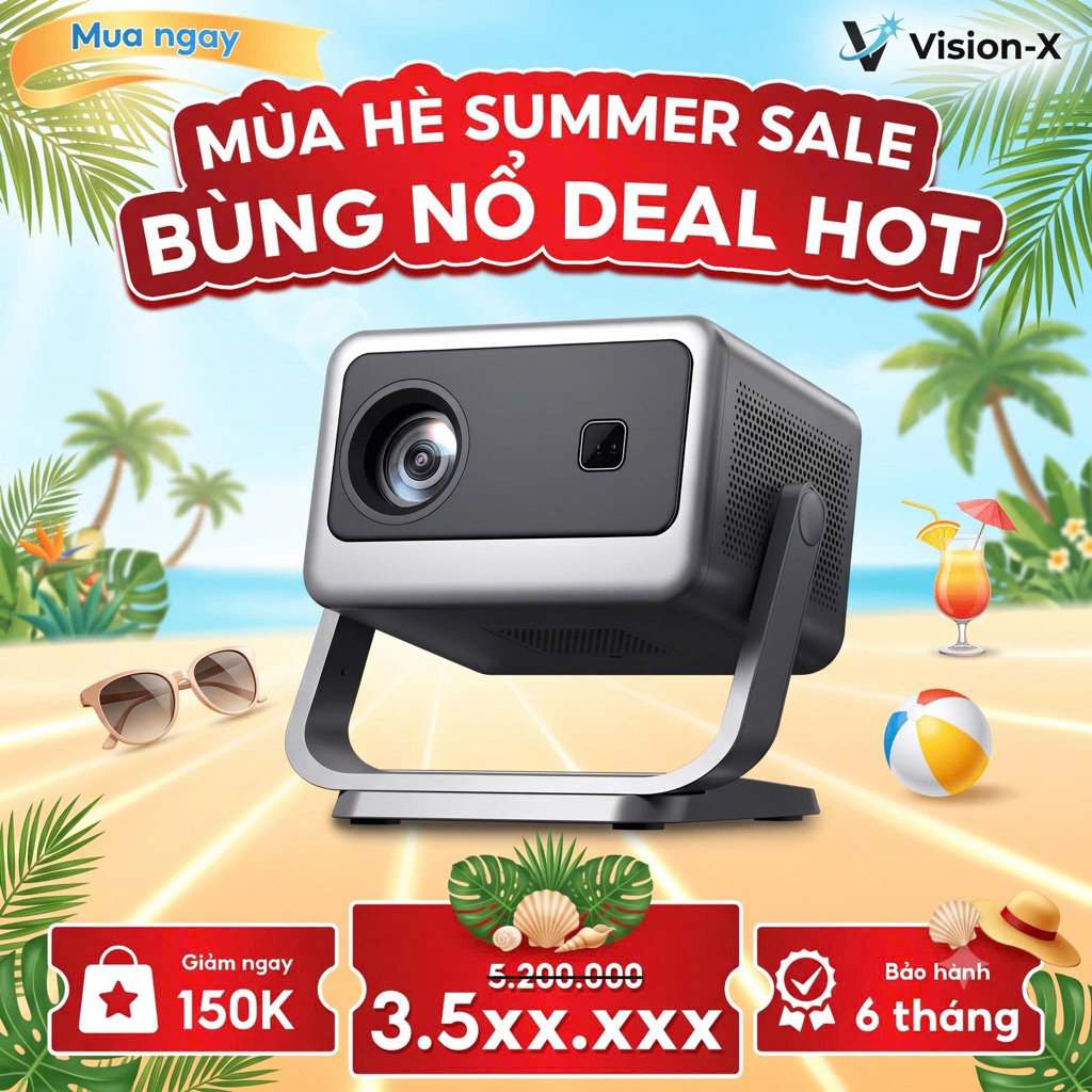 [ Combo 2026] Máy Chiếu Q10 Ultra Max - Máy Chiếu Movie Legend, Hỗ Trợ Full HD, bảo hành 6 tháng