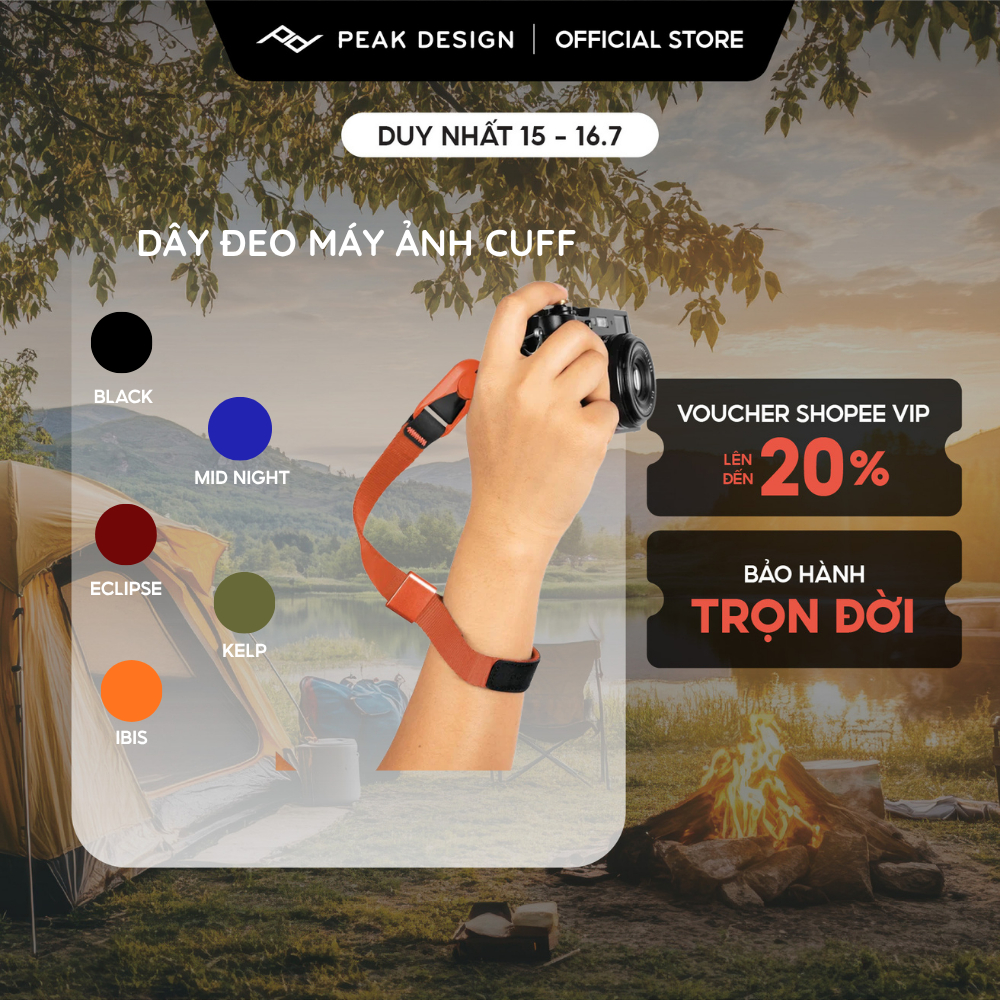 Dây Đeo Tay Máy Ảnh Peak Design Cuff