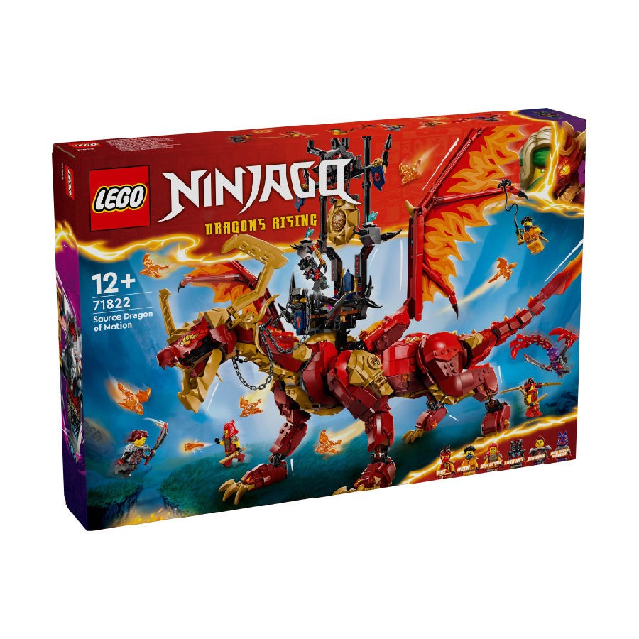 LEGO NINJAGO  Source Dragon of Motion 71822-Rồng Lửa Bóng Đêm Của Kai