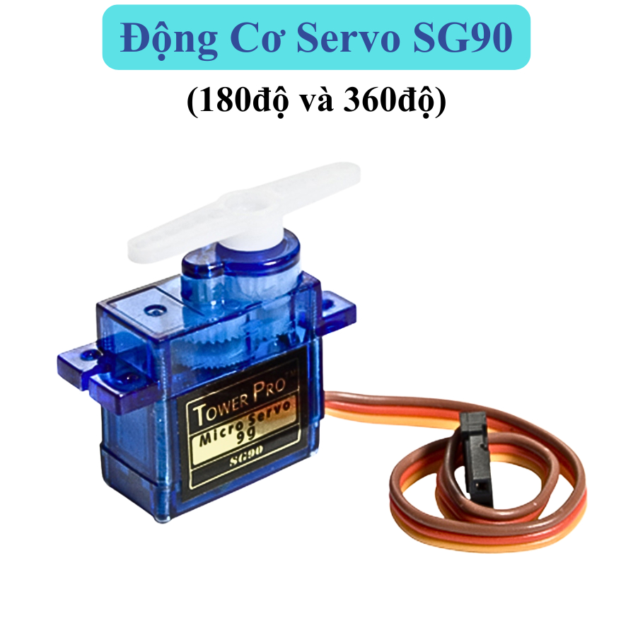 Động Cơ Servo 9G SG90 Góc Quay 180 Độ 360 Độ Trọng Lượng 9g Độ Động Cơ Servo Cho Trực Thăng Mini