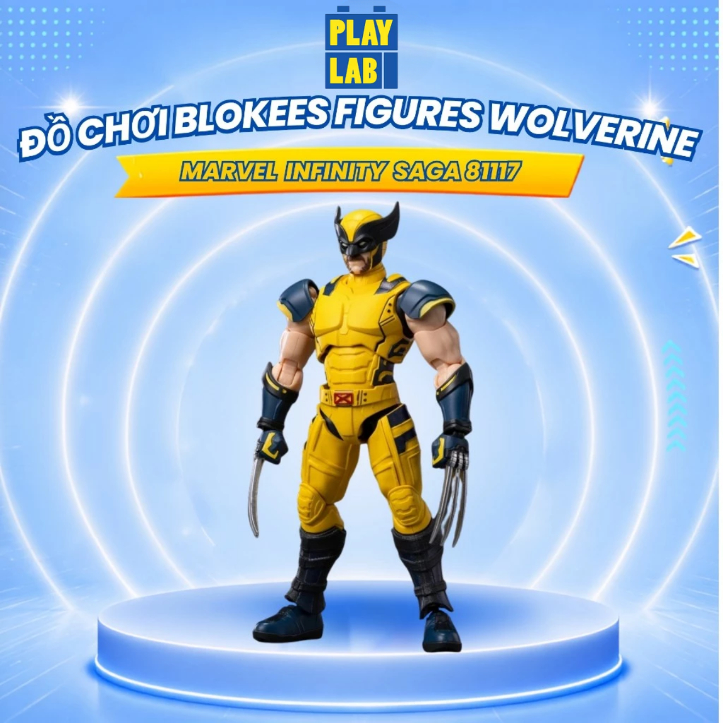 Đồ chơi Blokees Figures – Marvel Infinity SAGA 81117 – Marvel Heros – Championclass (CC05) Wolverine