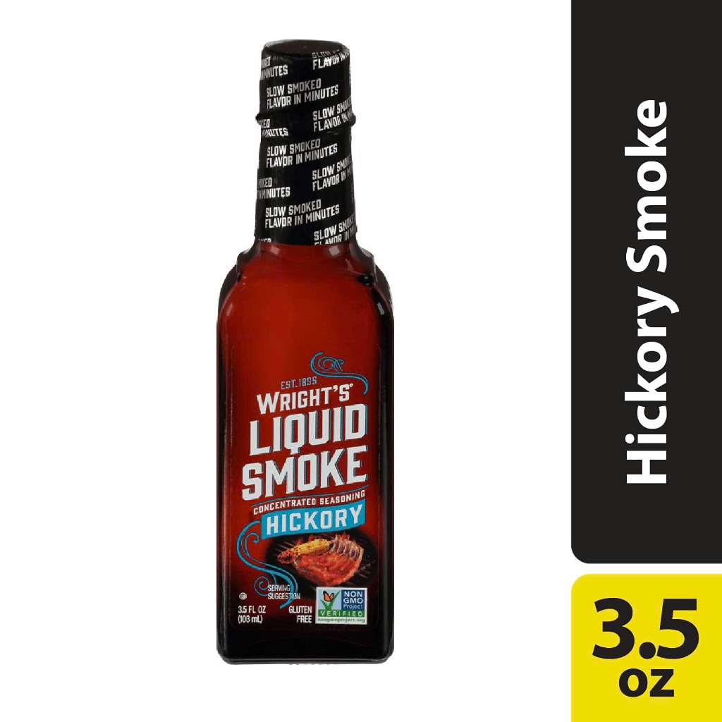 Nước Xông khói Wright's Liquid Smoke Hickory 103ml (Hàng mới),Date 10. 2028