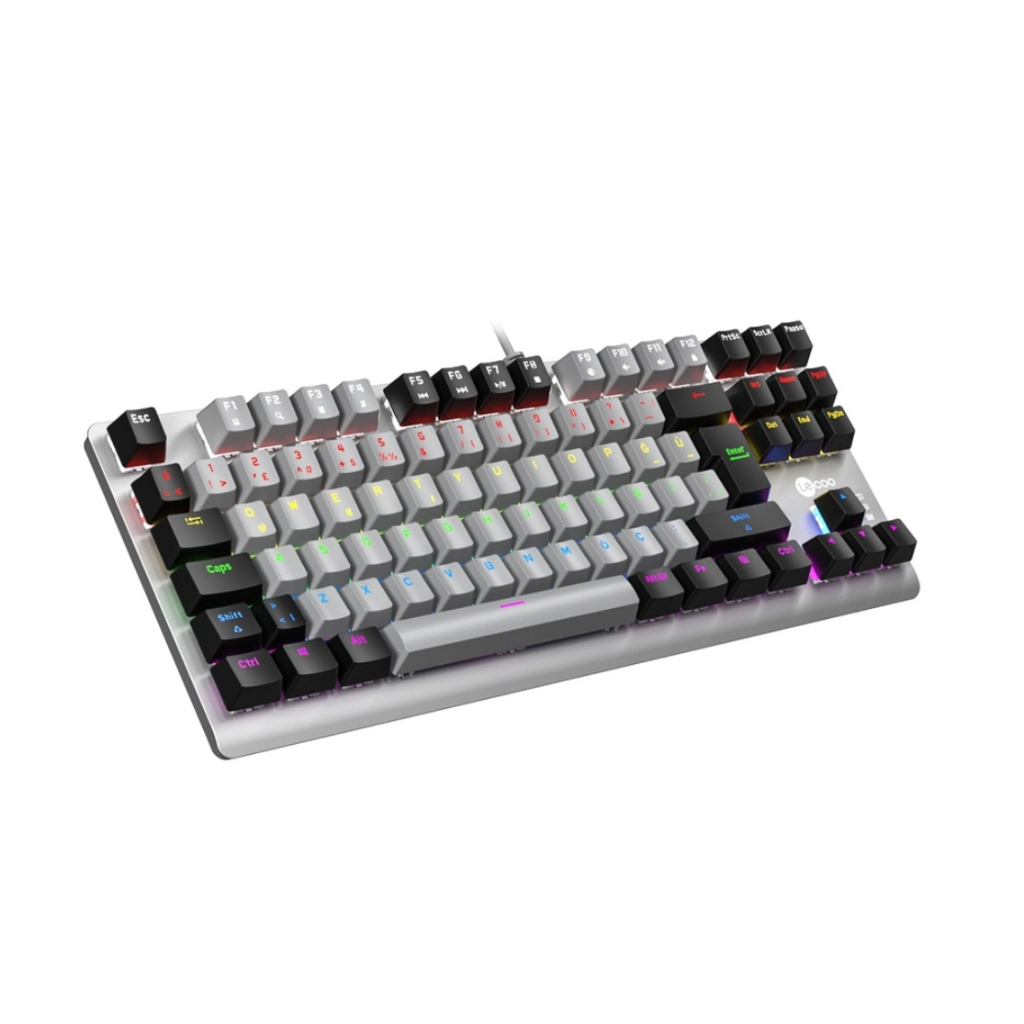 Bàn phím cơ gaming Lecoo GK304 Brown Switch có đèn LED