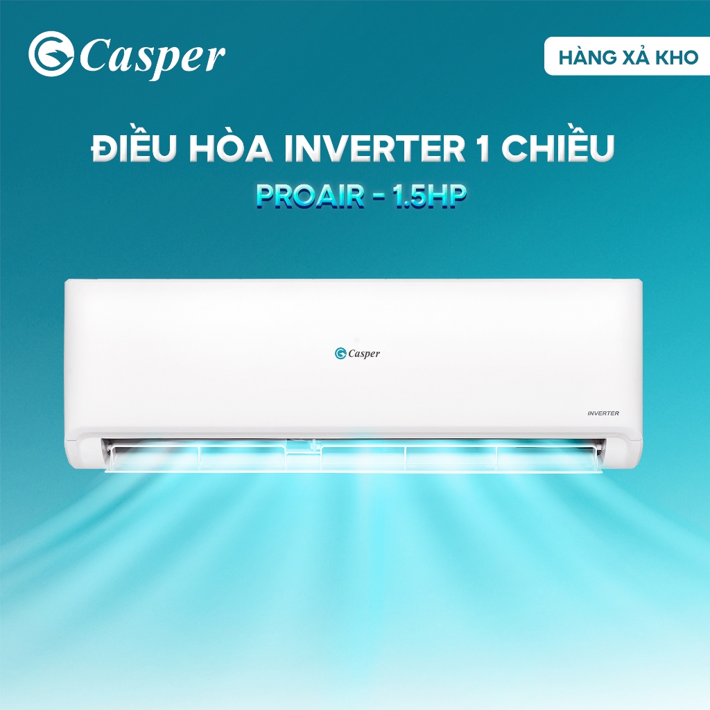 Máy lạnh/ Điều hòa Casper Inverter ProAir 1 chiều 1.5HP GC-12IB36 - Bảo hành 3 năm