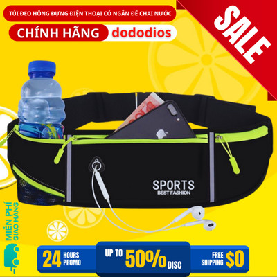 Túi Bao Tử Đeo Hông, Đeo Bụng, Đeo Chéo Nam Nữ Chạy Bộ Tập Gym - Chính Hãng Dododios