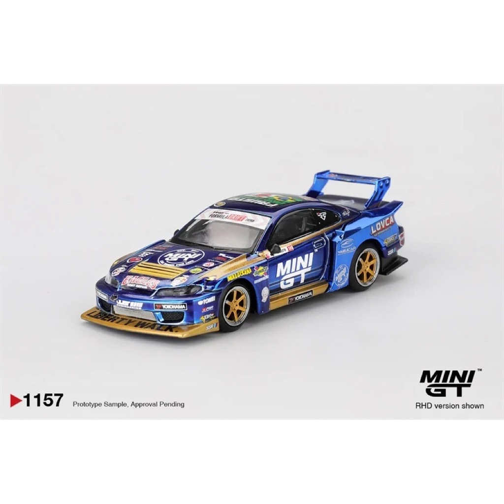 Mini GT Chính Hãng #1157 Nissan LB-Super Silhouette S15 SILVIA #555