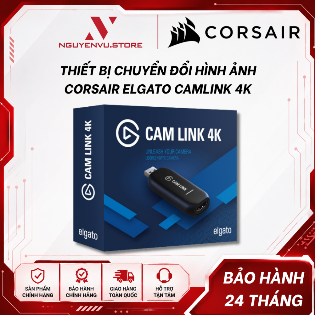 Thiết bị chuyển đổi hình ảnh Corsair Elgato Camlink 4K - Hàng Chính Hãng